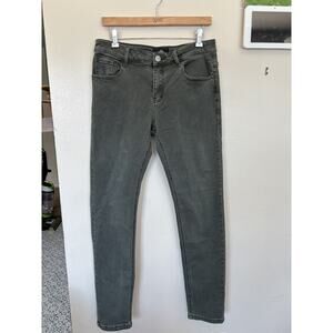 ZLZ Denim Men's Gray Slim Fit Jeans - Size 32 W